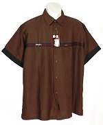 Phat Farm Short Sleeve Shirt Chocolate Size Large