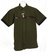 Phat Farm Short Sleeve Shirt Olive Size Medium