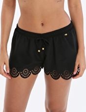 Phax, 1295[^]273012 Batwa Laser Cut Shorts - Black
