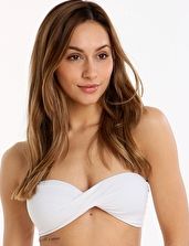 Phax, 1295[^]261814 Colour Mix Twist Bandeau Top - White