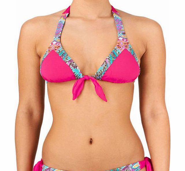 Phax Womens Phax Tara Halter Bikini Top - Print