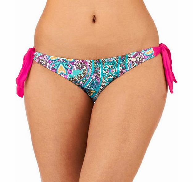Phax Womens Phax Tara Tie Side Bikini Bottom - Print