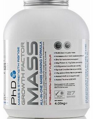 Nutrition 4.05Kg Strawberry Delight Growth Factor Mass