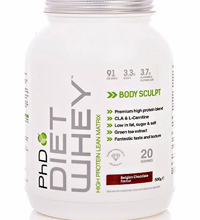 PhD Nutrition 500g Belgian Chocolate Diet Whey