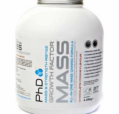 PHD Nutrition PHD Growth Factor Mass 4kg Choc Cookie