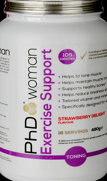 PhD Woman Exercise Support Powder Strawberry