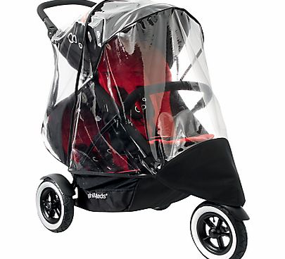Dot Pushchair Storm Cover, Double