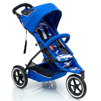 philandteds Inline Sport 3-Wheeler Stroller in Blue Camo