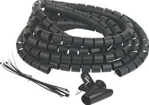 Philex, 1228[^]62303 Cable Tidy Black 2 x 2m 62303
