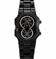 Philip Stein Signature black diamond dial watch
