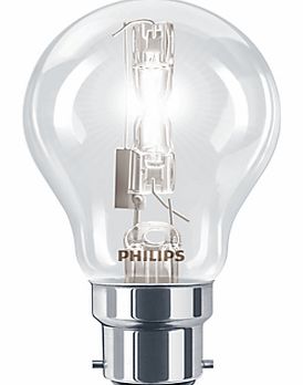 Philips 28W BC Halogen Classic Bulb, Clear
