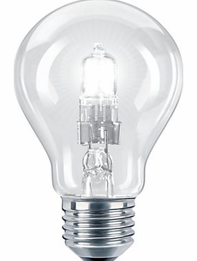 Philips 28W ES Eco Classic Bulb, Clear