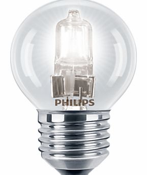 Philips 28W ES Halogen Classic Golf Ball Bulb,