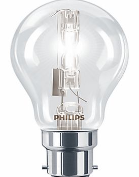 Philips 42W BC Halogen Classic Bulb, Clear