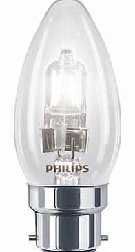 Philips 42W BC Halogen Classic Clear Candle