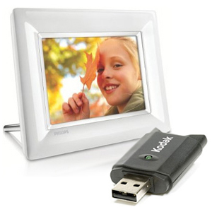 Philips 5.6 inch Digital Photo Frame   Free Card