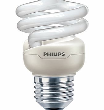 Philips 8W ES Energy Saver Spiral Bulb, Opal