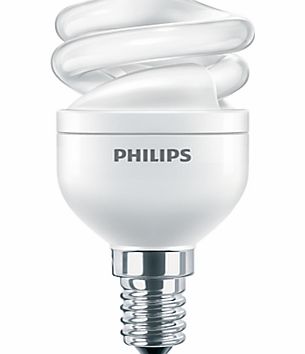 Philips 8W SES Energy Saving Spiral Bulb, Opal