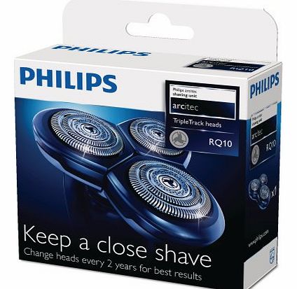 Philips Arcitec RQ10/50 Triple Track Replacement Shaving Head Unit