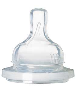 philips AVENT 3m  Airflex Variable Flow Teats - Pack of 2