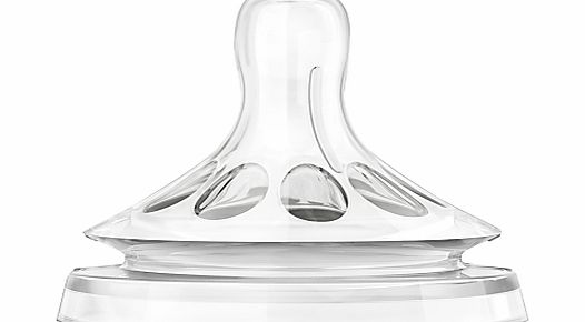 Philips Avent Natural Baby Bottle Teats, Pack of