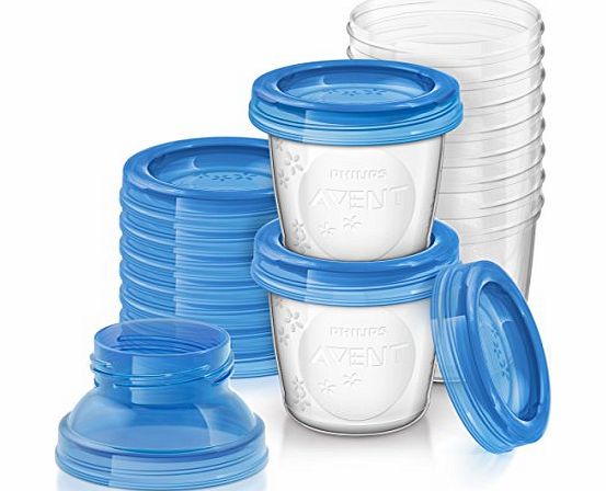 Philips Avent SCF618/10 Reusable Breast Milk Storage Cups - Pack of 10