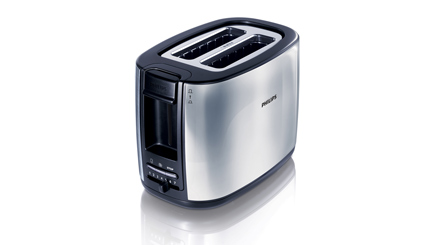 philips Brushed Metal Toaster (HD2628)