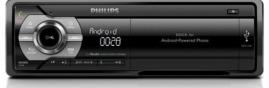 Philips Car Radio with Media Docking System for Mobile Phones Bluetooth / USB / Android 2.2