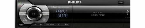 Philips CMD310/12 In-Car Dock System for Apple iPod and iPhone / SD Card Slot / VHF Tuner / Bluetooth / USB / Black