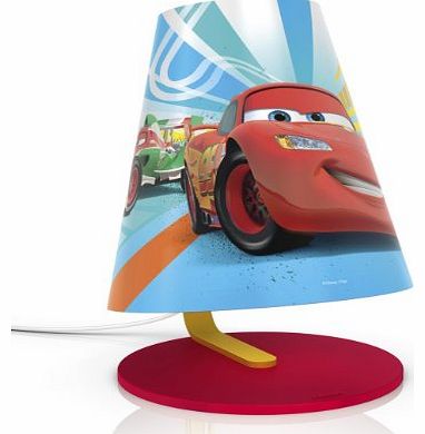 Philips Disney Cars Childrens Table Lamp - 1 x 4 W Integrated LED