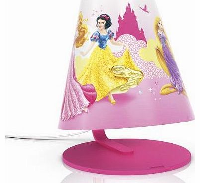 Philips Disney Princess Childrens Table Lamp - 1 x 4 W Integrated LED
