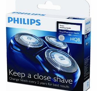 Dual Precision HQ8/50 Replacement Shaving Heads