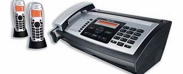 Philips Fax Machine Intercom with 2 Handsets 50 Speed Dials 30-Minute 50pp Memory Ref Ref PPF685E/GBBP2