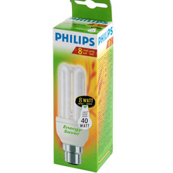 philips Genie Energy Saving Lightbulb 8w BC