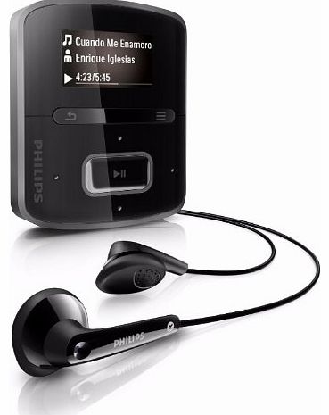 Philips GoGear RaGa 4GB MP3 Player - Black