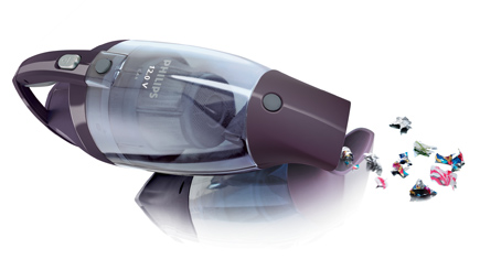 philips Hand-Held Mini Vacuum Cleaner (FC6092)