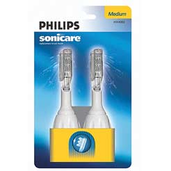 Philips HX4002 2 Pack Sonicare Toothbrush Heads.