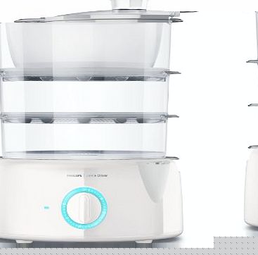 Philips Jamie Oliver 900w Steamer HD9132/01 with Bain Marie and Flavour Booster