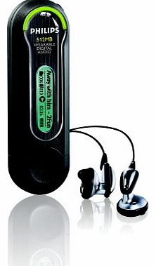 Philips Key015 - 512MB Wearable Digital Audio MP3 Player