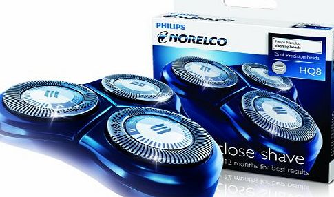 Norelco HQ8 Sensotec Spectra (3 Pack) For Use With Philips Shavers: 7100 Series, 7200 Series, 7300 Series, 8400 Series, 8800 Series, shaver heads razor blades cutters and foils replacement sha