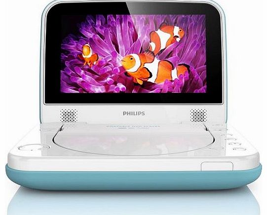 PD7006B/05 Spill Resistant 7-inch Portable DVD Player - Blue (New for 2013)