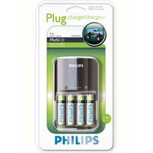 Philips Plug-In NiMH AA/AAA Battery Charger
