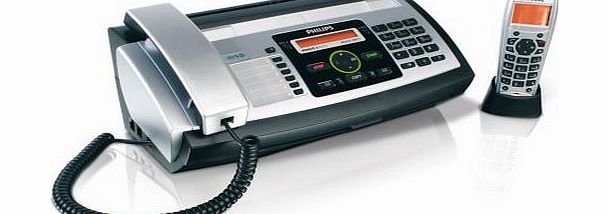 Philips PPF685 Magic 5 Eco Voice Dect Fax/Phone, Features Include; SMS, Cordless Handset, Photo Resolution, 10 Short Dial Keys, 30 Minute Recording Time Answer Machine