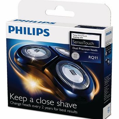 Philips SensoTouch RQ11/50 Dual Precision Replacement Shaving Head Unit