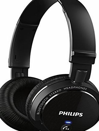 SHB5500BK/00 Wireless Folding Bluetooth Headphones Black
