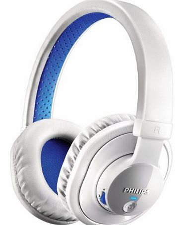 SHB7000WT/10 Bluetooth Stereo Headset White / Blue