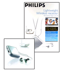 Philips SHC8680 Cordless Earphones