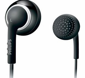 Philips SHE2660/10 Black In-Ear Headphones Extra Bass MP3 mobile phone 3.5mm connector