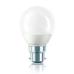 philips Softone Energy Saver Golf Ball Bulb 5w BC