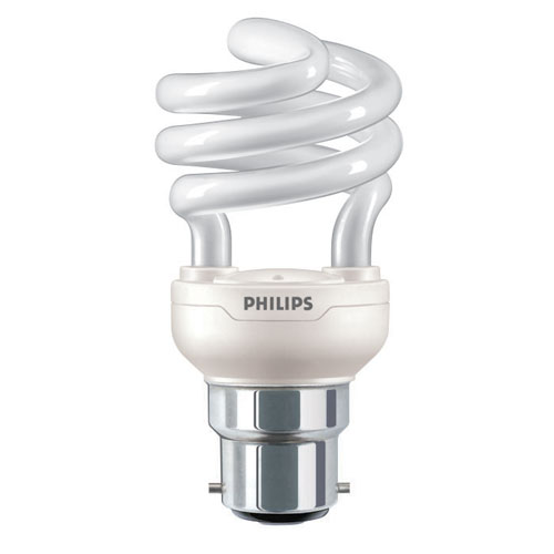 philips Spiral Energy Saver Bulb 12w Bayonet Cap